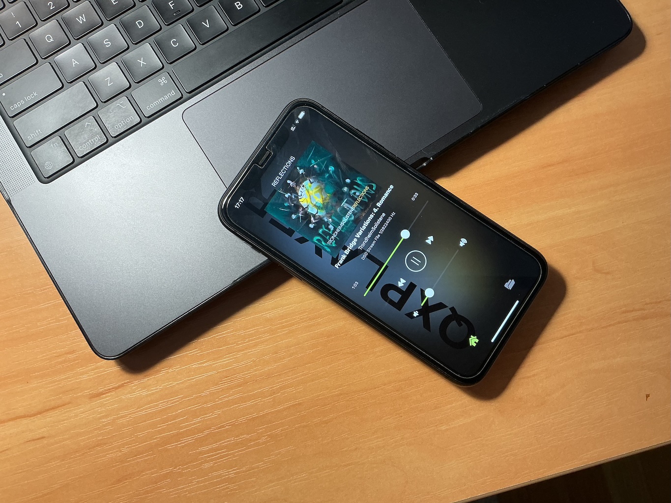 QXPlayer mobile interface